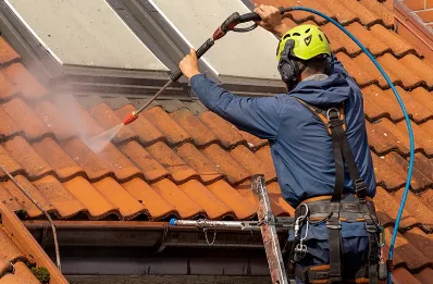 Démoussage et hydrofuge de toiture à Château-l'Évêque